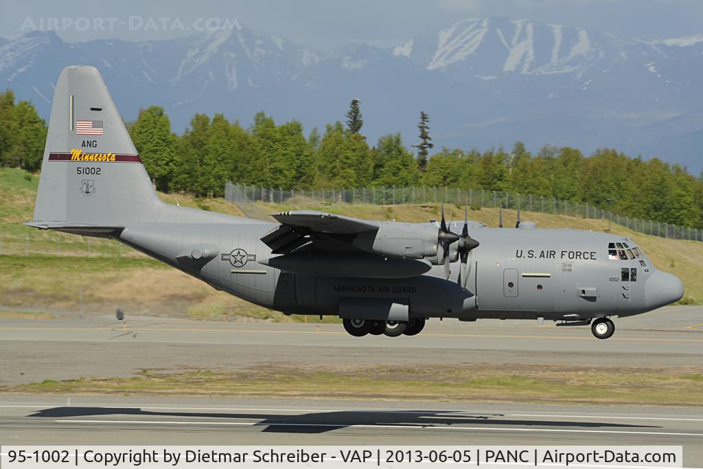 95-1002, 1995 Lockheed C-130H Hercules C/N 382-5422, USAF C130