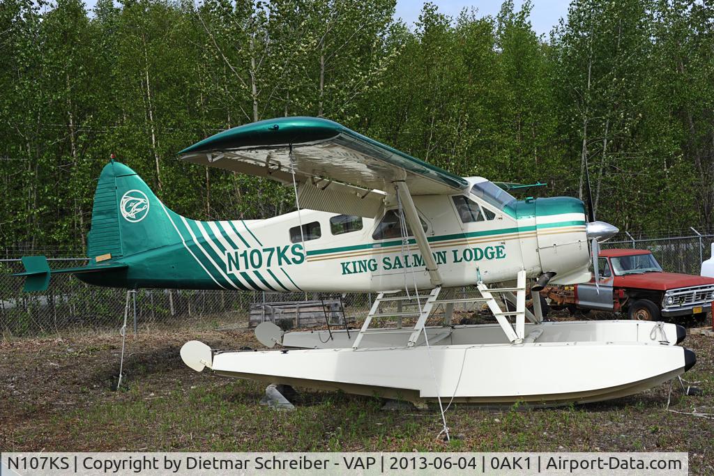 N107KS, 1952 De Havilland Canada U-6A Beaver C/N 488/1272 (52-6110), King Salmon Lodge Dash2 Beaver