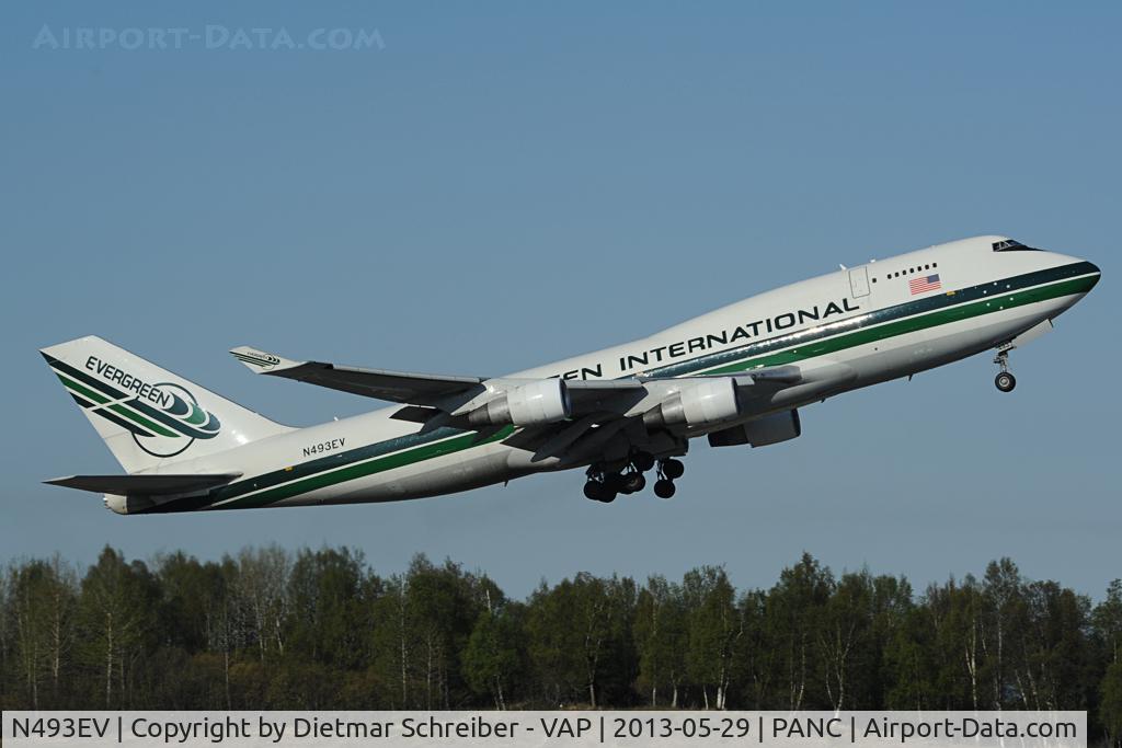 N493EV, 1993 Boeing 747-4H6 C/N 25702, Evergreen Boeing 747-400