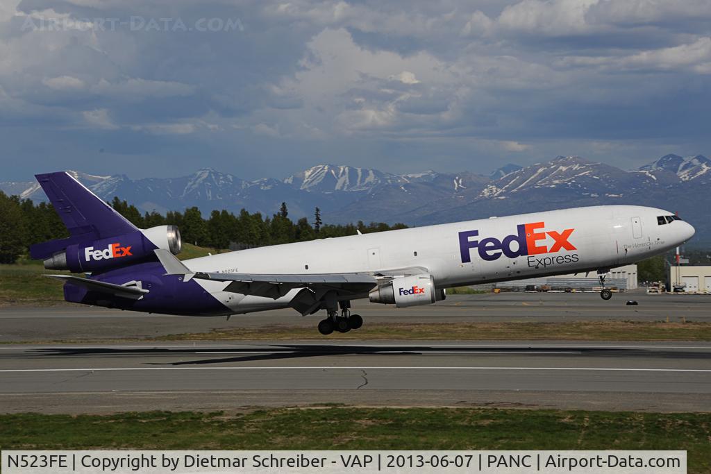 N523FE, 1993 McDonnell Douglas MD-11F C/N 48479, Fedex MD11