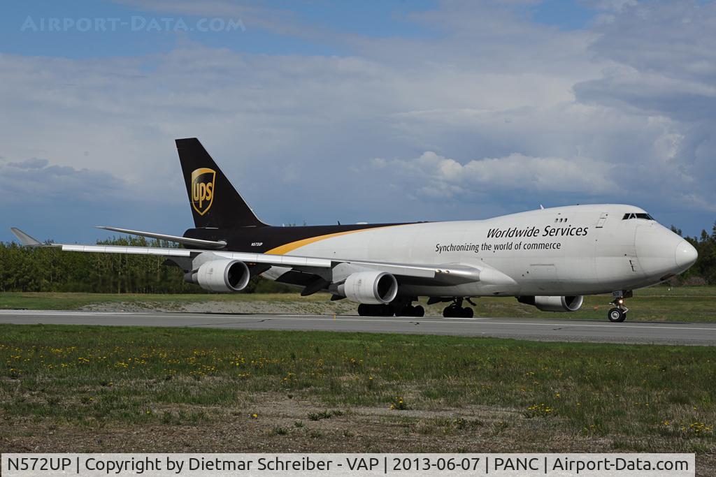 N572UP, 2007 Boeing 747-44AF C/N 35669, UPS Boeing 747-400