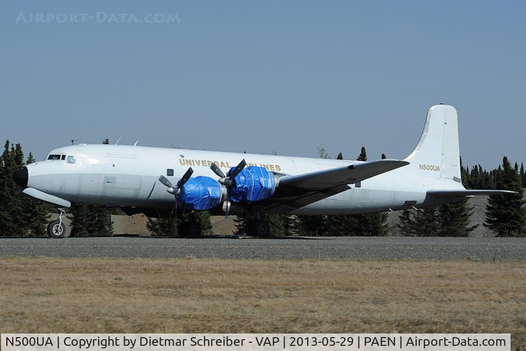 N500UA, 1953 Douglas C-118A Liftmaster (DC-6A) C/N 44597, Universal Airlines DC6