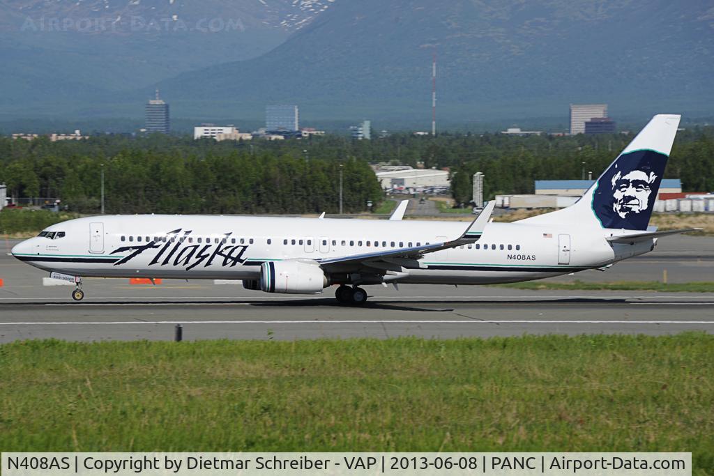 N408AS, 2013 Boeing 737-990/ER C/N 41732, Alaska Airlines Boeing 737-900