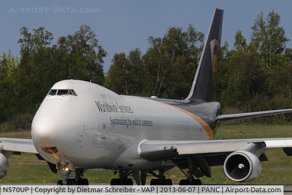 N570UP, 2007 Boeing 747-44AF C/N 35667, UPS Boeing 747-400