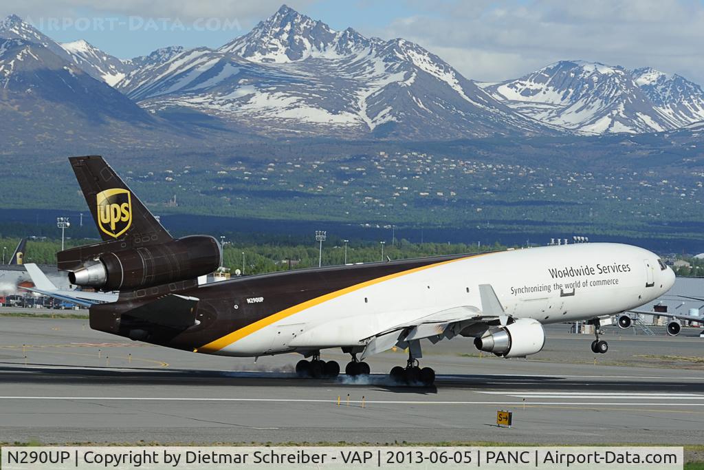 N290UP, 1992 McDonnell Douglas MD-11F C/N 48456, UPS MD11