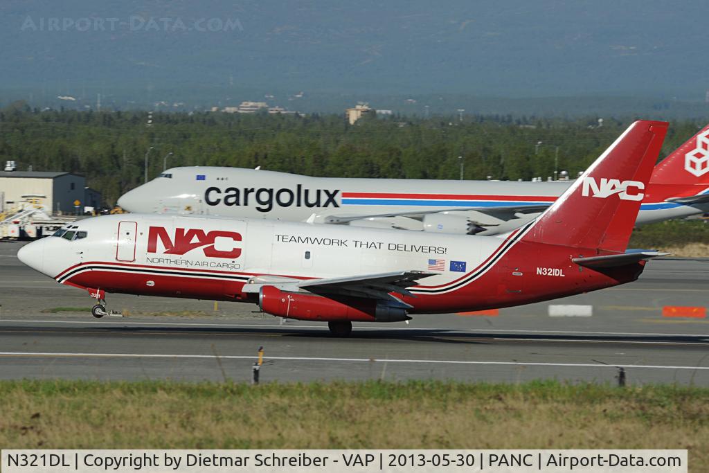 N321DL, 1984 Boeing 737-232 C/N 23093, Northern Air Cargo Boeing 737-200