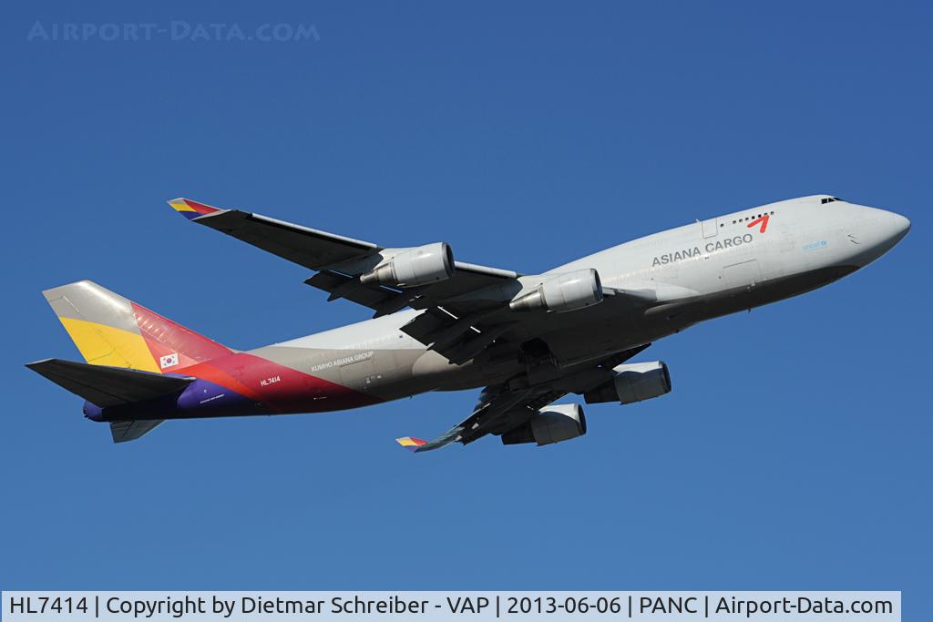 HL7414, 1991 Boeing 747-48EM(BDSF) C/N 25452, Asiana Boeing 747-400