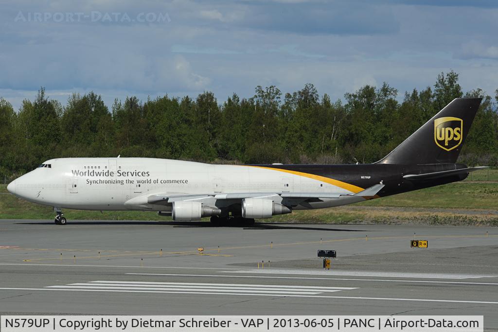 N579UP, 1993 Boeing 747-45E C/N 26062, UPS Boeing 747-400
