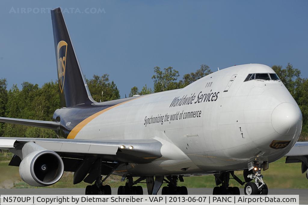 N570UP, 2007 Boeing 747-44AF C/N 35667, UPS Boeing 747-400