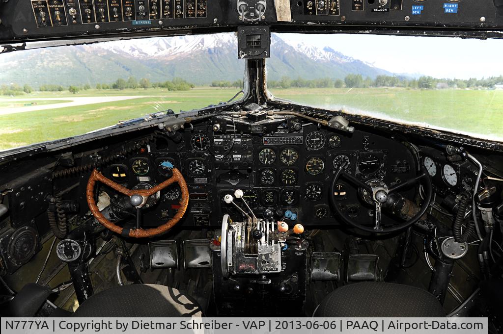 N777YA, 1944 Douglas DC-3C (C47-B-DK/R4D-6) C/N 25634/14189, Bush Air Cargo DC3
