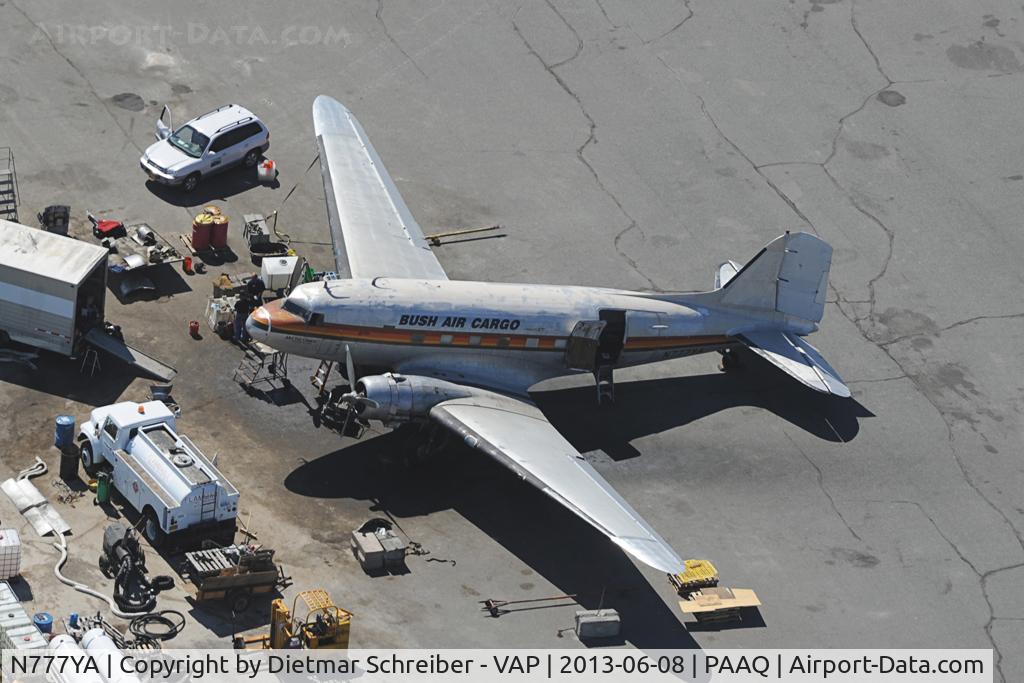 N777YA, 1944 Douglas DC-3C (C47-B-DK/R4D-6) C/N 25634/14189, Bush Air cargo DC3