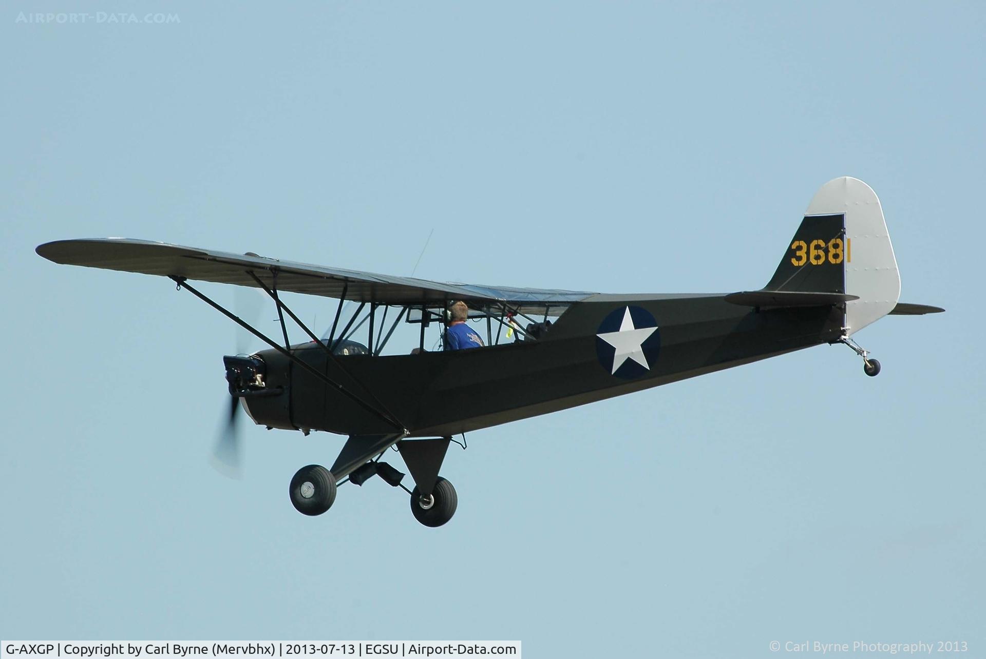 G-AXGP, 1942 Piper J3C-90 Cub C/N 9542, Flying as part of the 