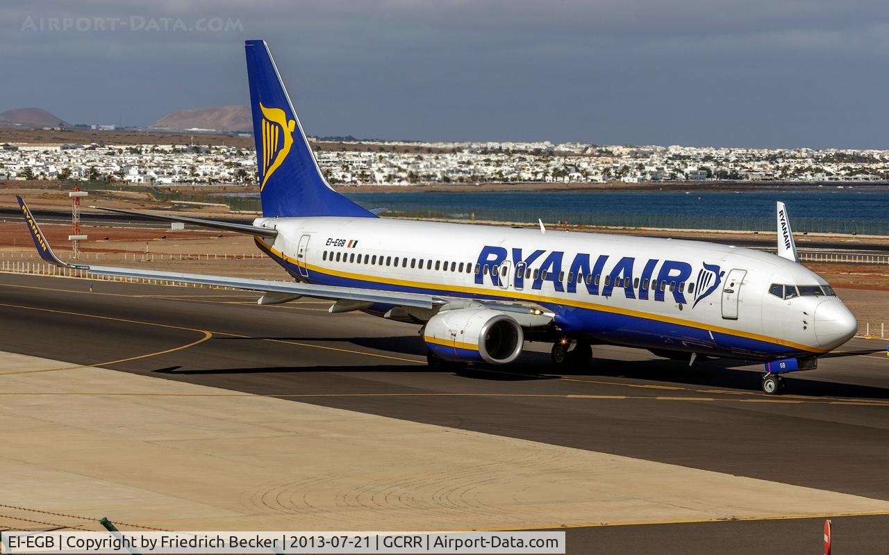 EI-EGB, 2009 Boeing 737-8AS C/N 38491, taxying to the active