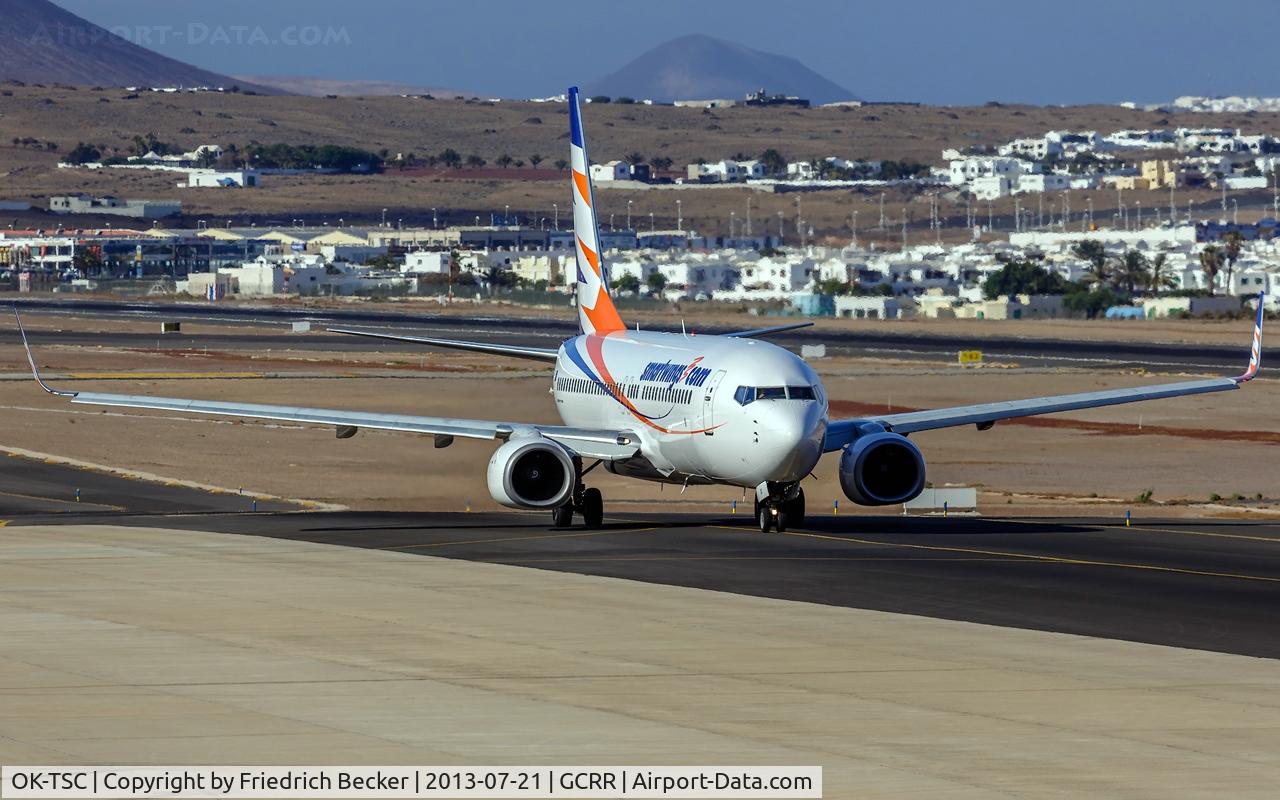 OK-TSC, 2007 Boeing 737-8FH C/N 35093, taxying to the active
