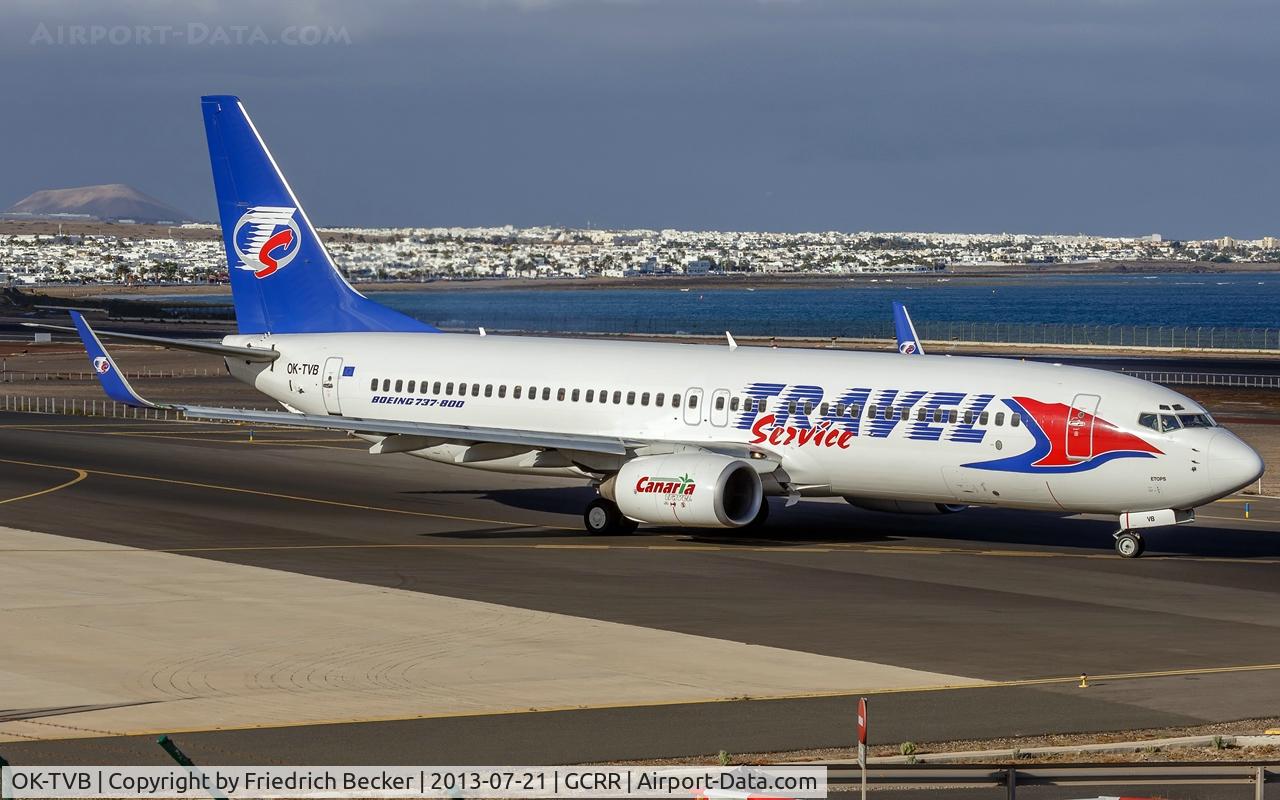 OK-TVB, 2001 Boeing 737-8CX C/N 32362, taxying to the active