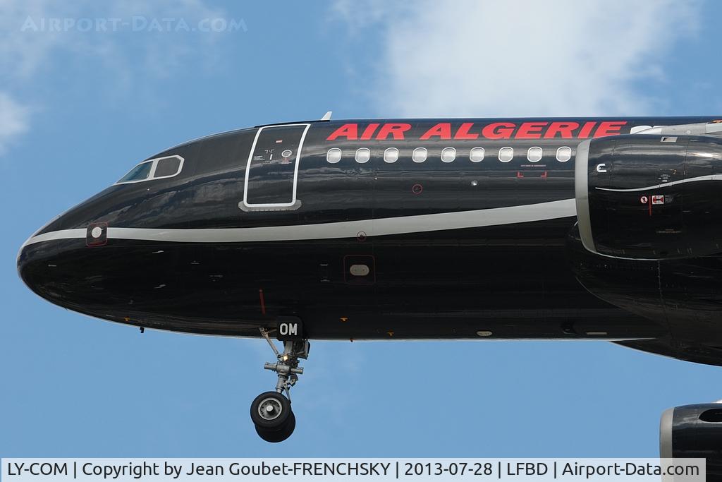 LY-COM, 1995 Airbus A320-212 C/N 528, Air Algérie (Avion Express) from Alger, AH1190 landing 23