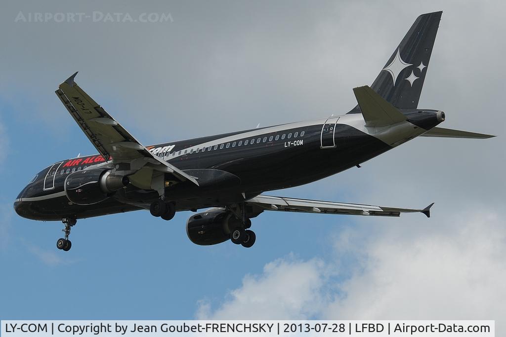 LY-COM, 1995 Airbus A320-212 C/N 528, Air Algérie (Avion Express) from Alger, AH1190 landing 23