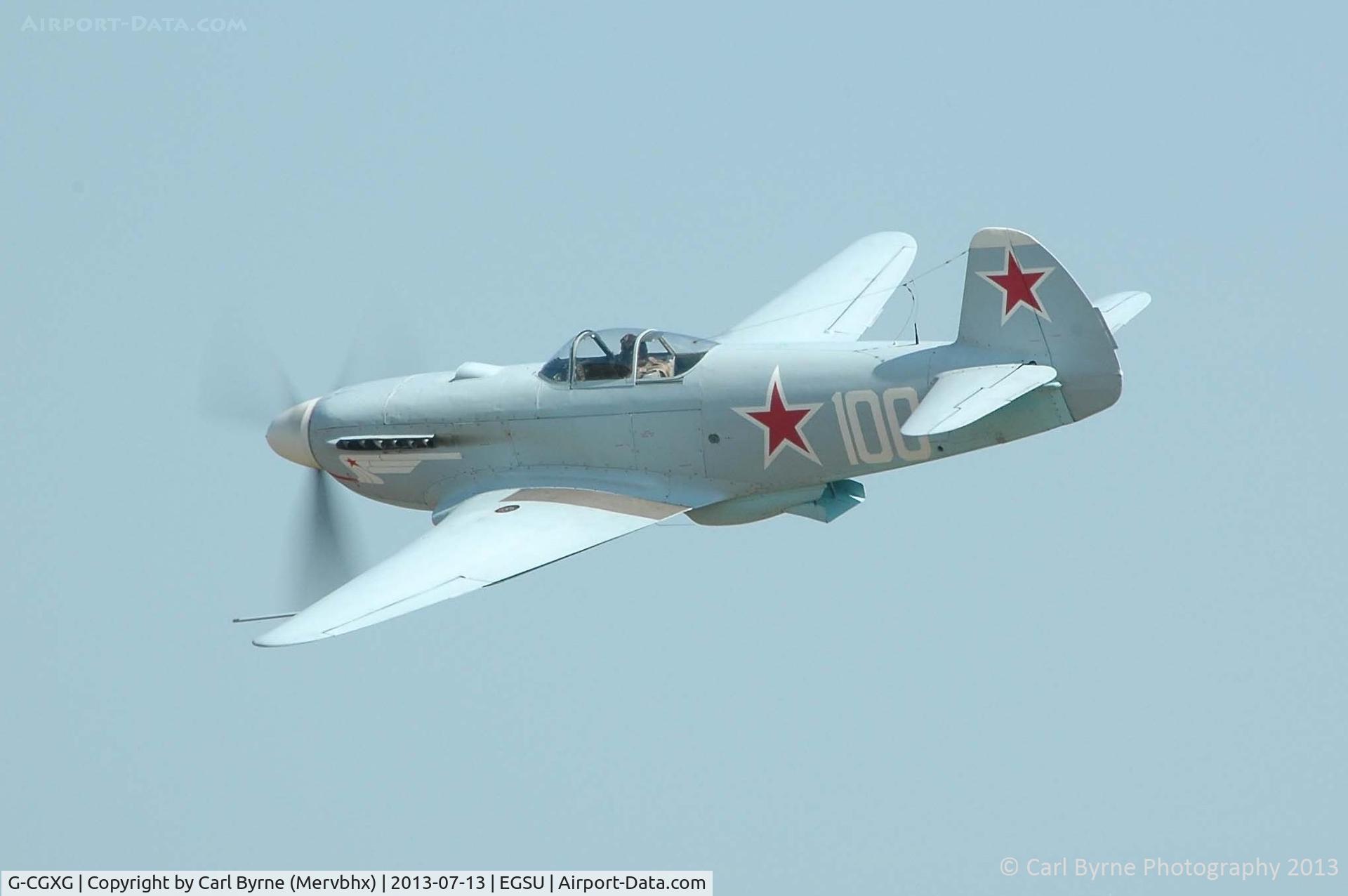 G-CGXG, 1994 Yakovlev Yak-3UA C/N 0470107, Flying as part of the 