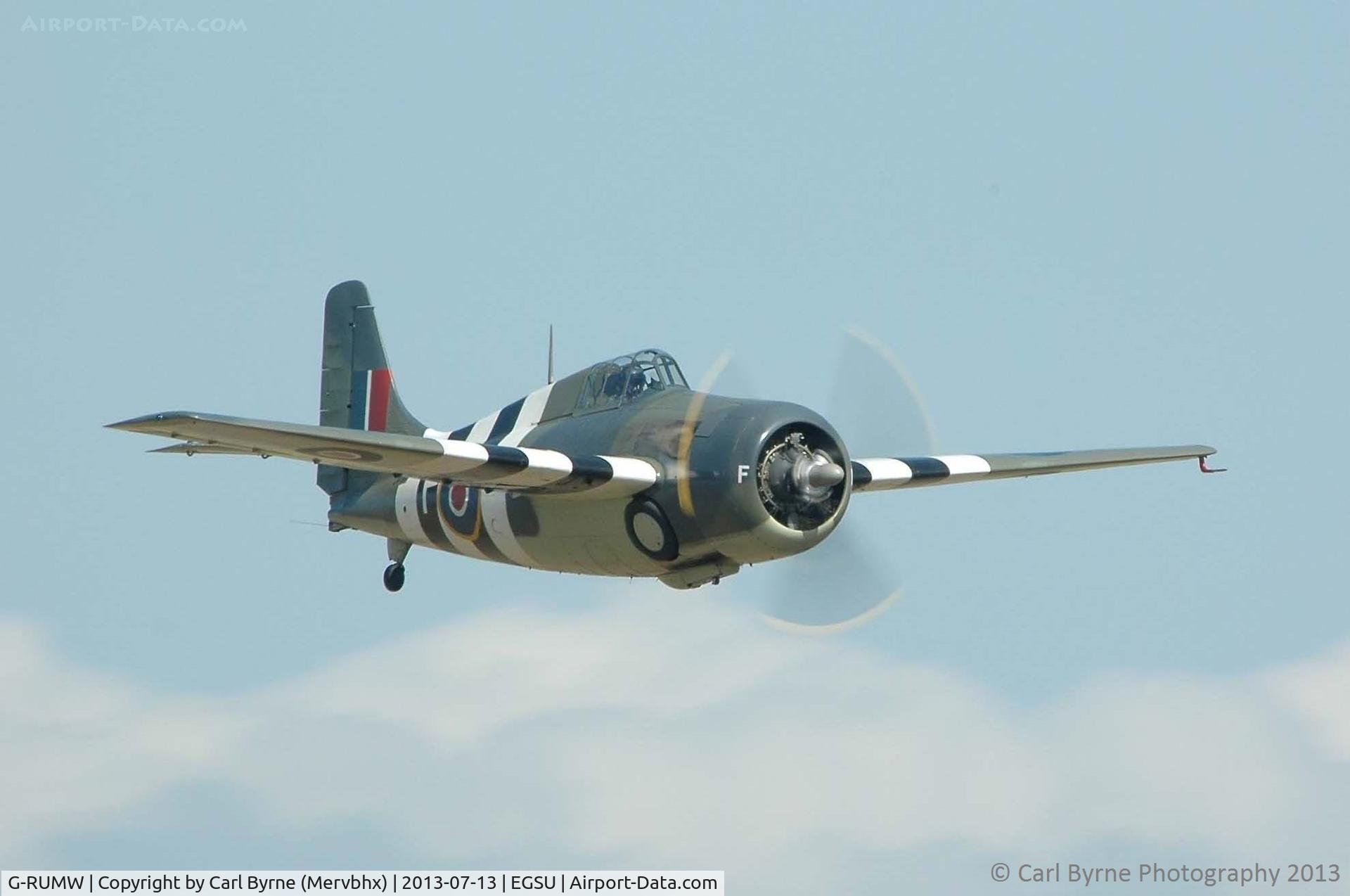 G-RUMW, 1944 General Motors (Grumman) FM-2 Wildcat C/N 5765, Flying as part of the 
