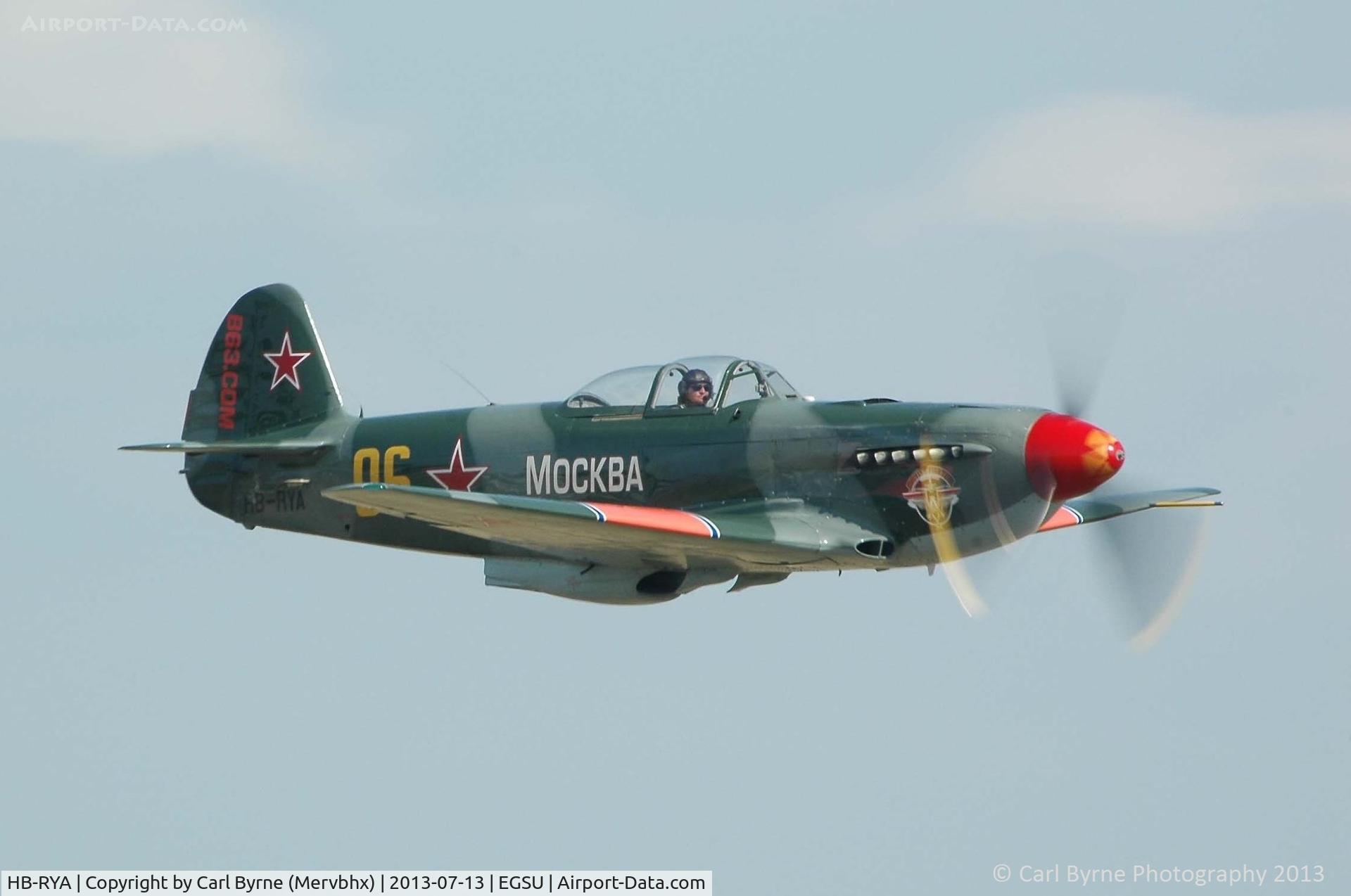 HB-RYA, Yakovlev Yak-9UM C/N 0470406, Flying as part of the 