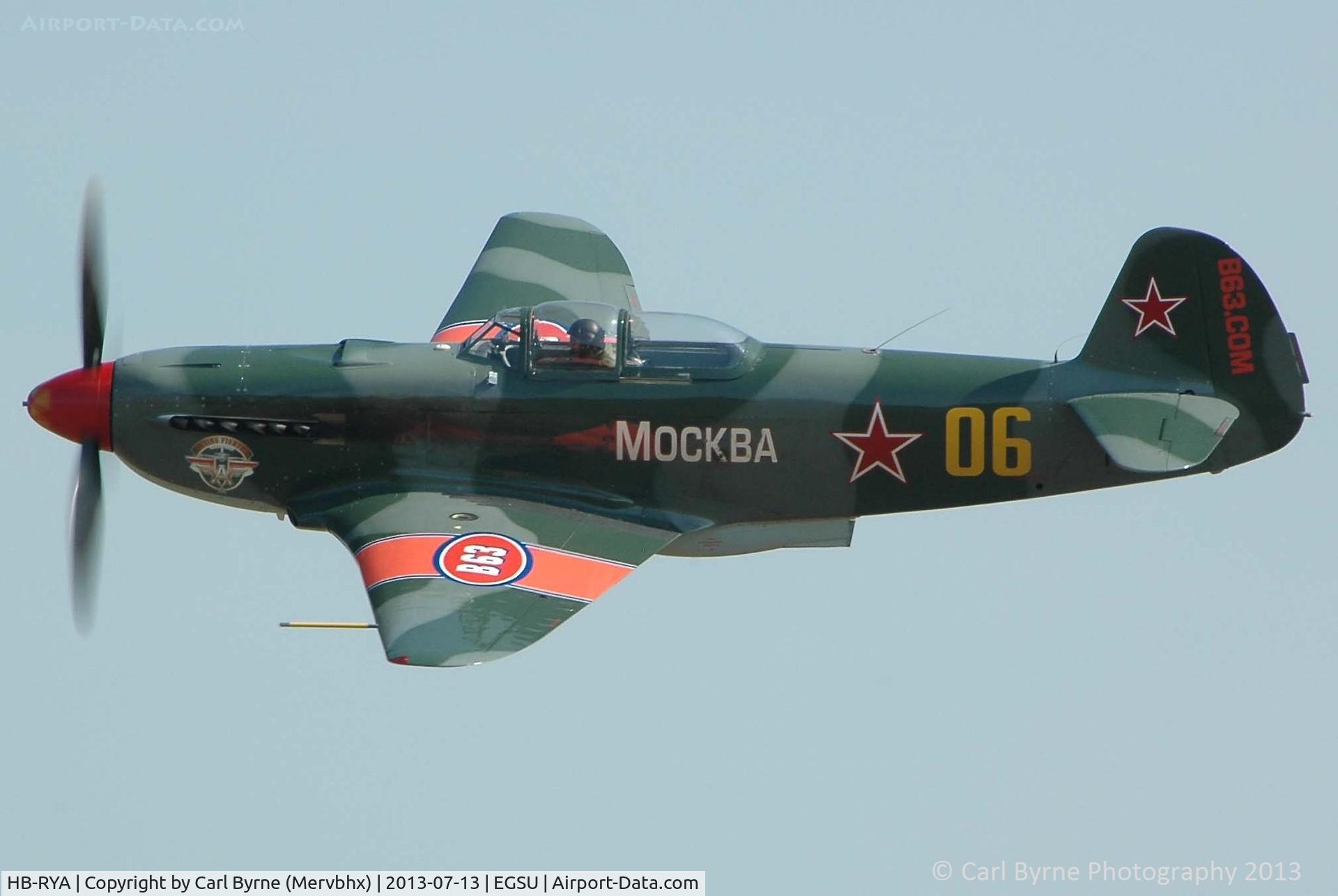 HB-RYA, Yakovlev Yak-9UM C/N 0470406, Flying as part of the 