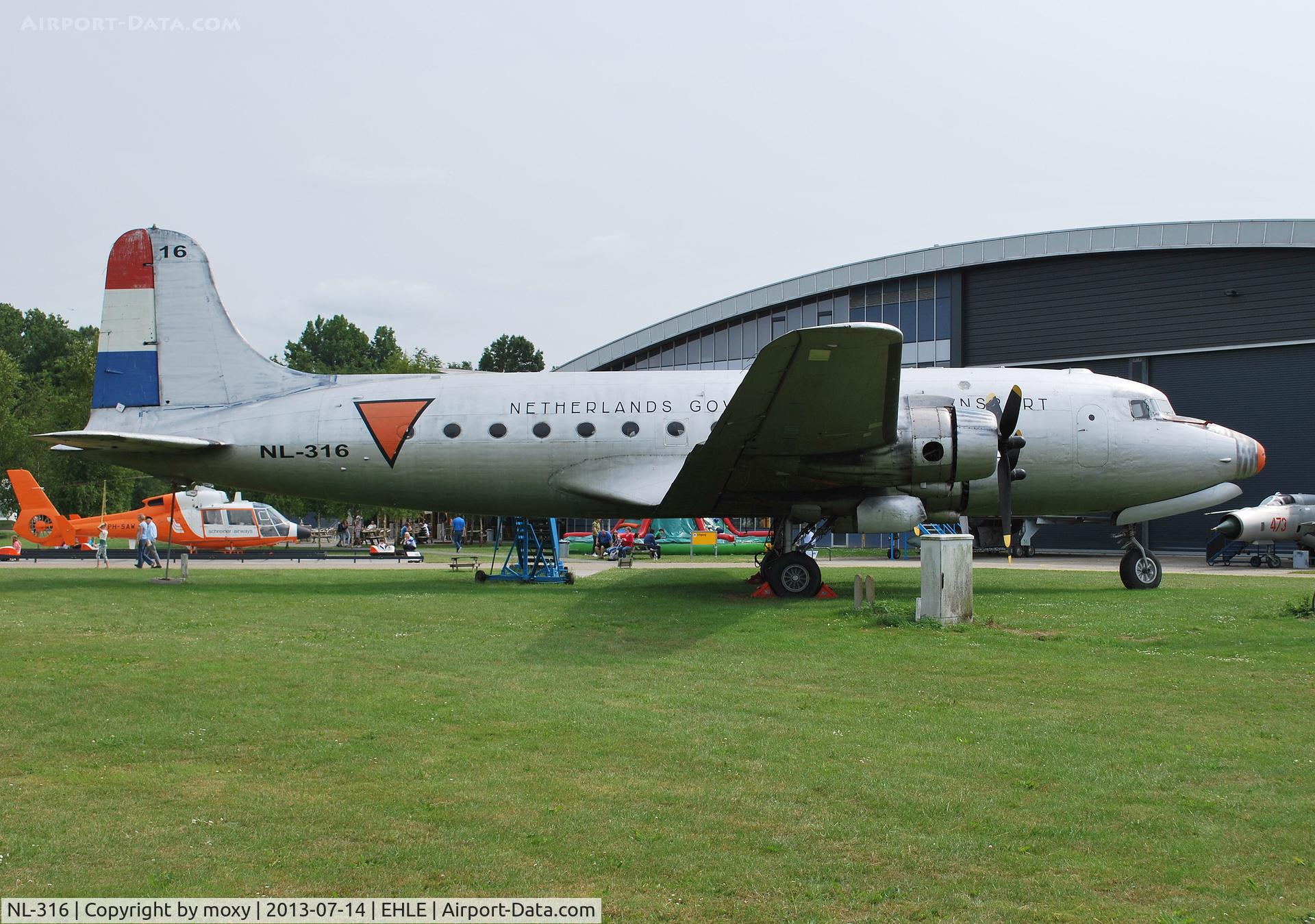 NL-316, 1942 Douglas C-54A Skymaster C/N 7488, Douglas C-54A at the Aviodome, Lelystad.