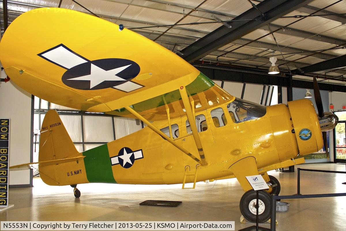 N5553N, 1944 Howard Aircraft DGA-15P C/N 978, Exhibited at the Museum of Flight at Santa Monica Airport , California