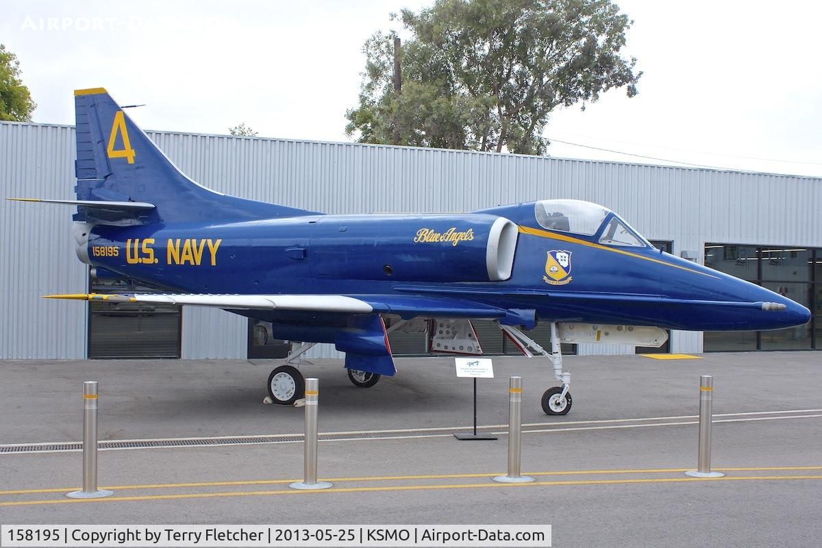 158195, Douglas A-4M Skyhawk C/N 14232, Exhibited in the Museum of Flying in Santa Monica Airport