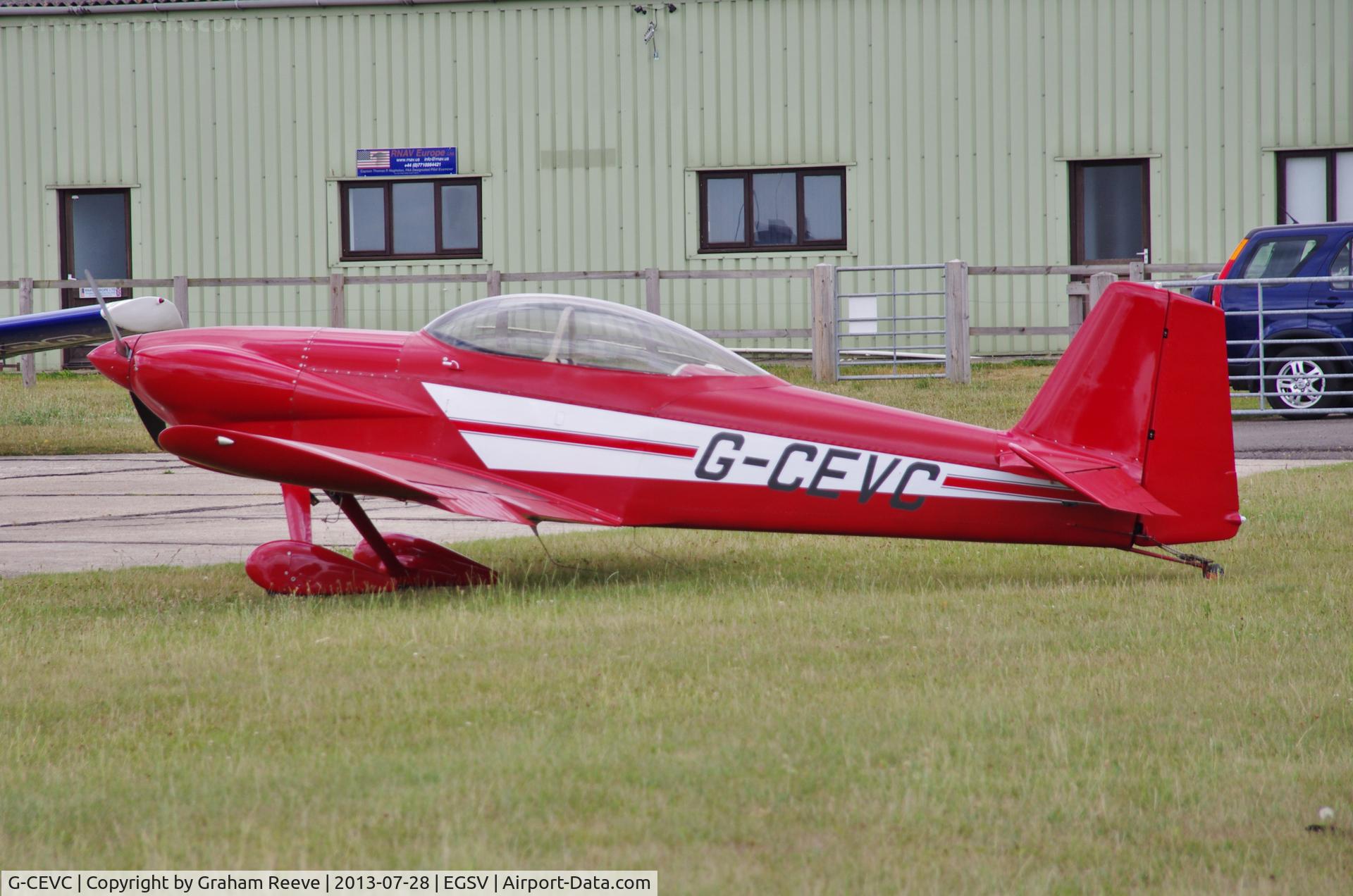 G-CEVC, 2007 Vans RV-4 C/N 2726, Parked at Old Buckenham.