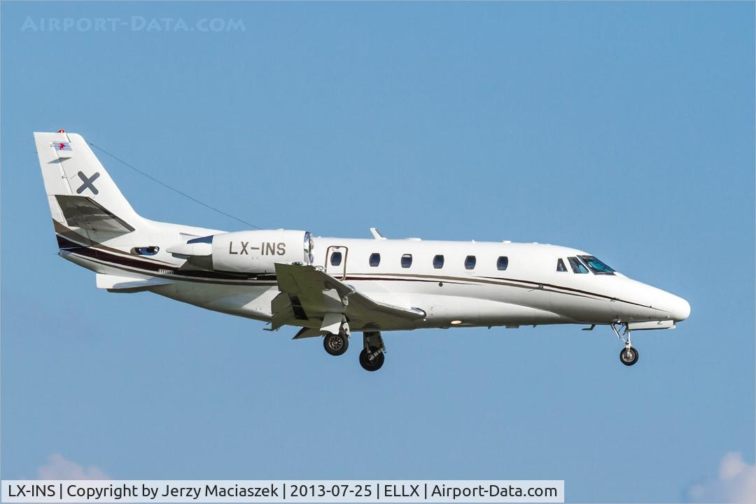 LX-INS, 2007 Cessna 560 Citation Excel C/N 560-5727, Cessna 560 Citation Excel