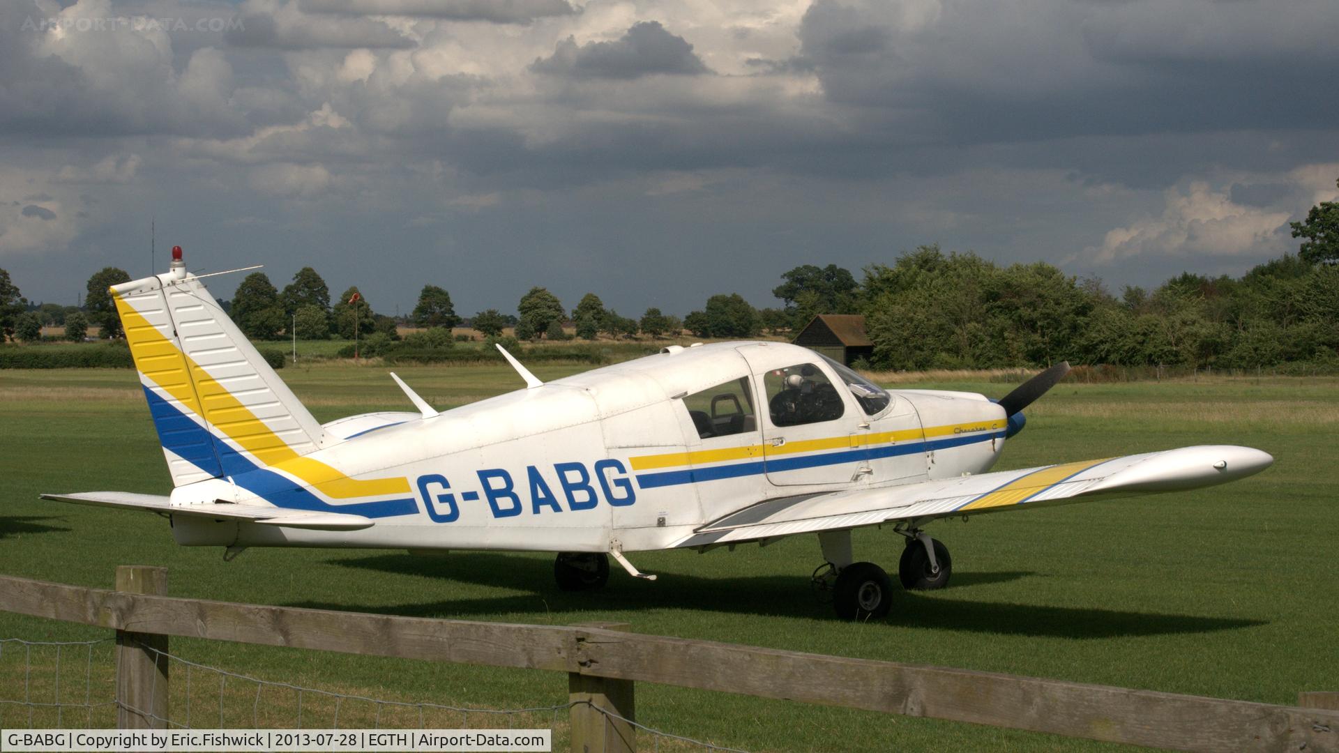 G-BABG, 1964 Piper PA-28-180 Cherokee C/N 28-2031, 2. G-BABG at The Shuttleworth Collection Wings & Wheels Flying Day, July 2013.