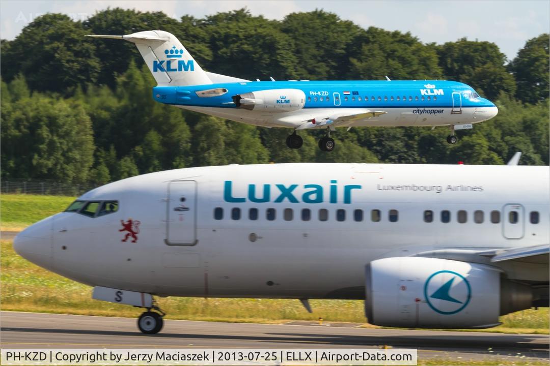PH-KZD, 1997 Fokker 70 (F-28-0070) C/N 11582, Fokker 70