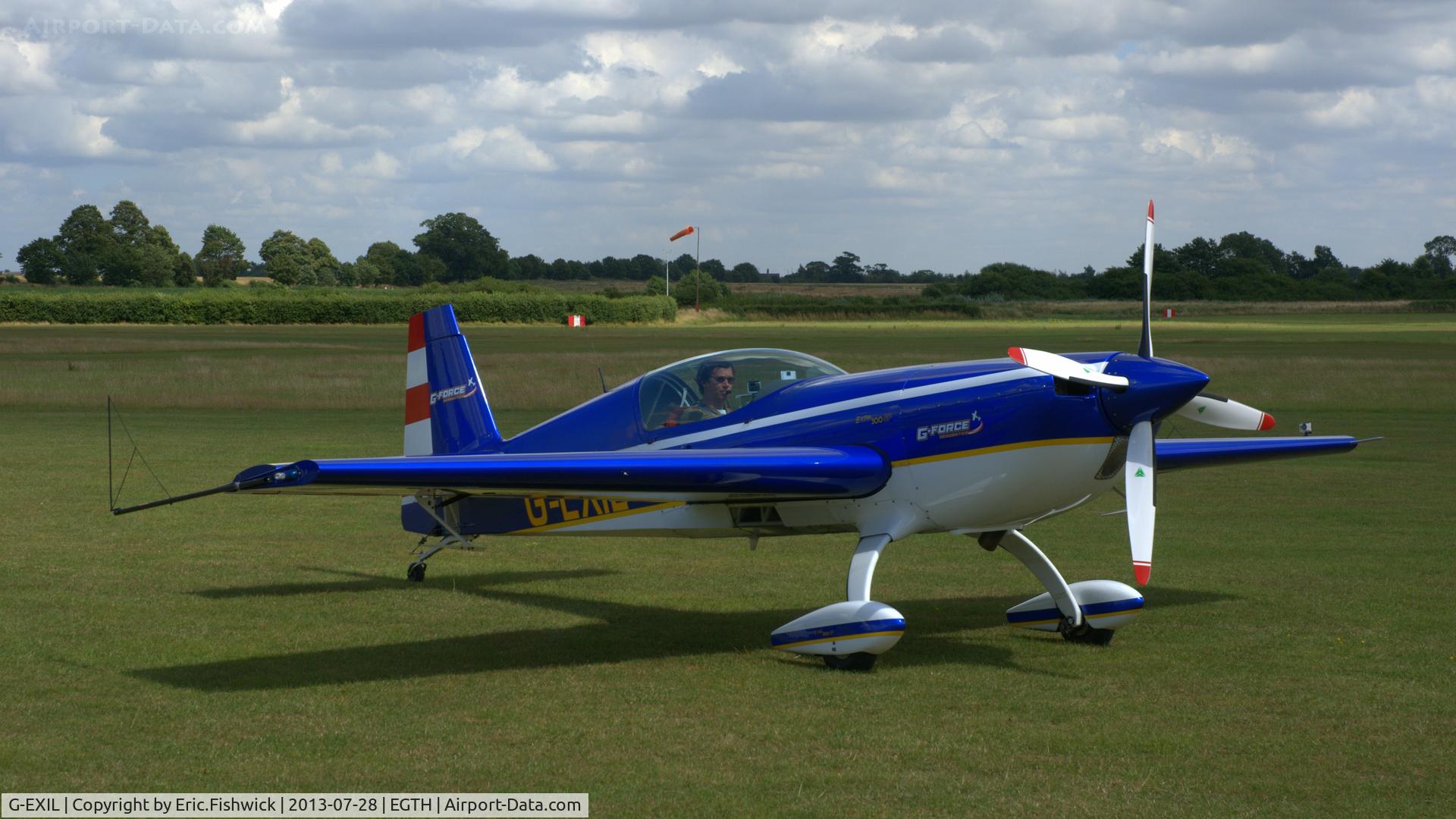G-EXIL, 2010 Extra EA-300S C/N 1036, 3. G-EXIL at The Shuttleworth Collection Wings & Wheels Flying Day, July 2013.