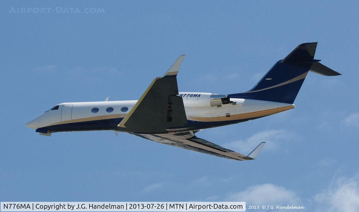 N776MA, 1984 Gulfstream Aerospace G-1159A Gulfstream III C/N 447, Gear coming up.