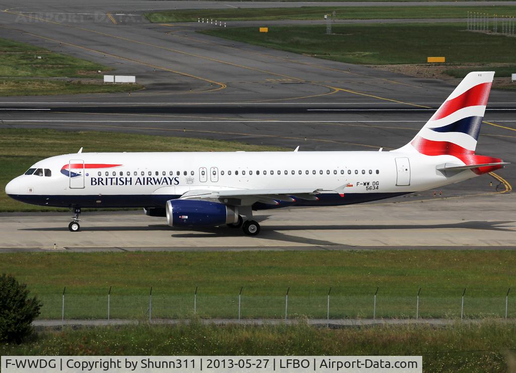 F-WWDG, 2013 Airbus A320-232 C/N 5634, C/n 5634 - To be G-EUYO