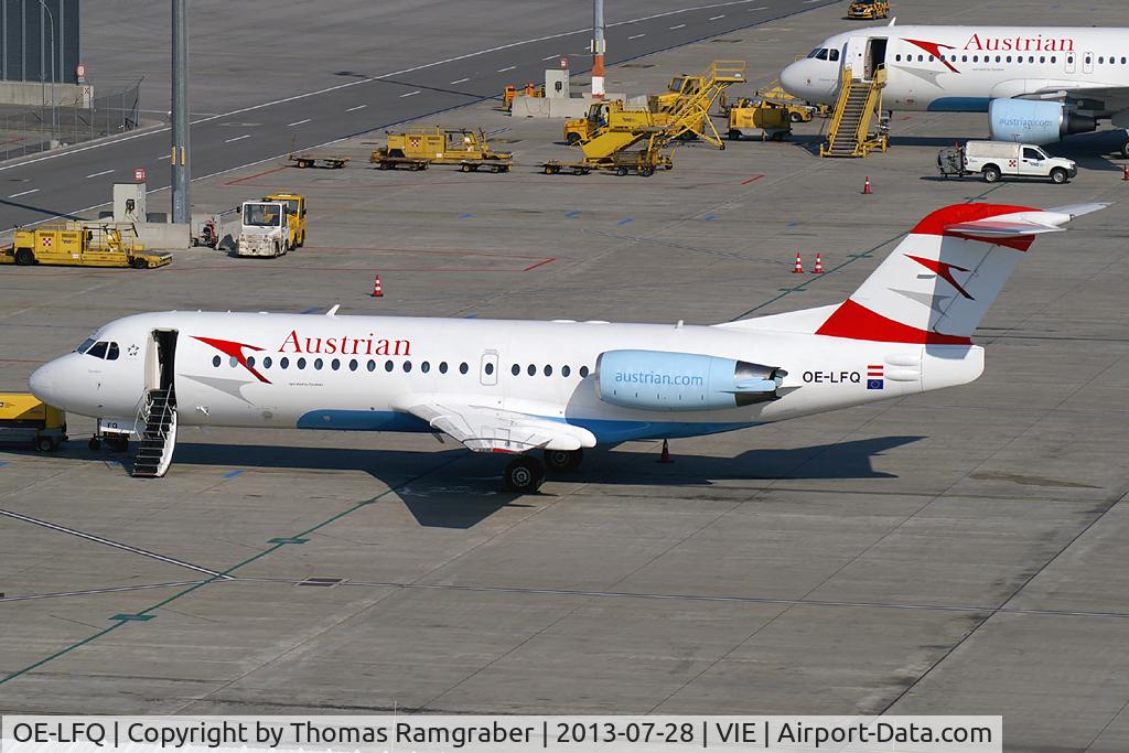 OE-LFQ, 1996 Fokker 70 (F-28-0070) C/N 11568, Austrian Airlines Fokker 70