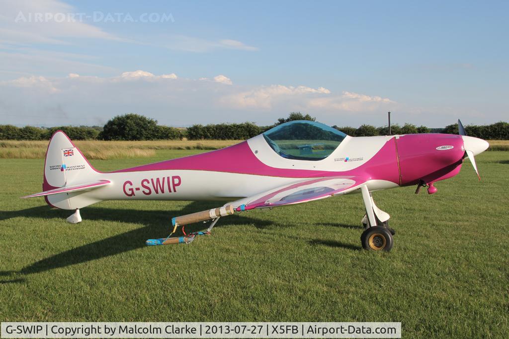 G-SWIP, 2008 Silence Twister C/N PFA 329-14700, Silence Twister prior to a local late evening light display. Fishburn Airfield, July 2013.