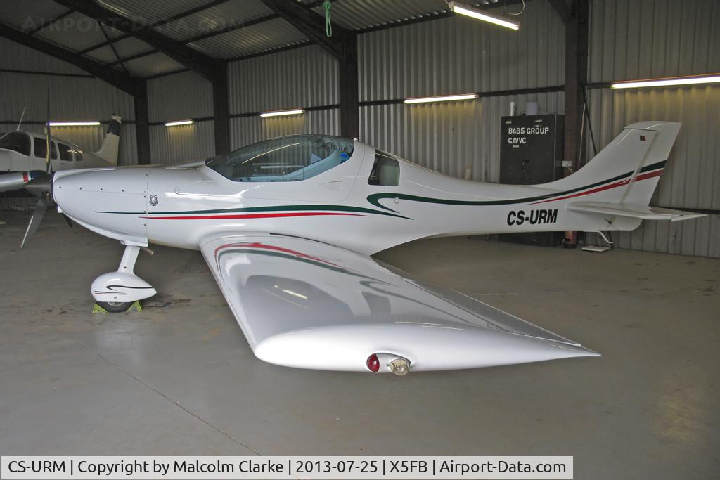 CS-URM, 2008 Aerospool WT-9 Dynamic 15-430 C/N K14/2008, Aerospool WT-9 Dynamic 15-430. Owned by the Portuguese Consul to Belgium and briefly hangared at Fishburn Airfield. July 2013.