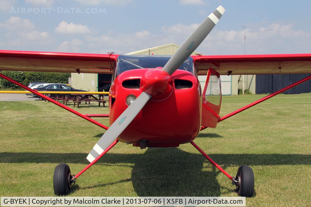 G-BYEK, 2000 Stoddard-Hamilton GlaStar GS-1 C/N PFA 295-13087, Stoddard-Hamilton GlaStar GS-1, Fishburn Airfield, July 2013.