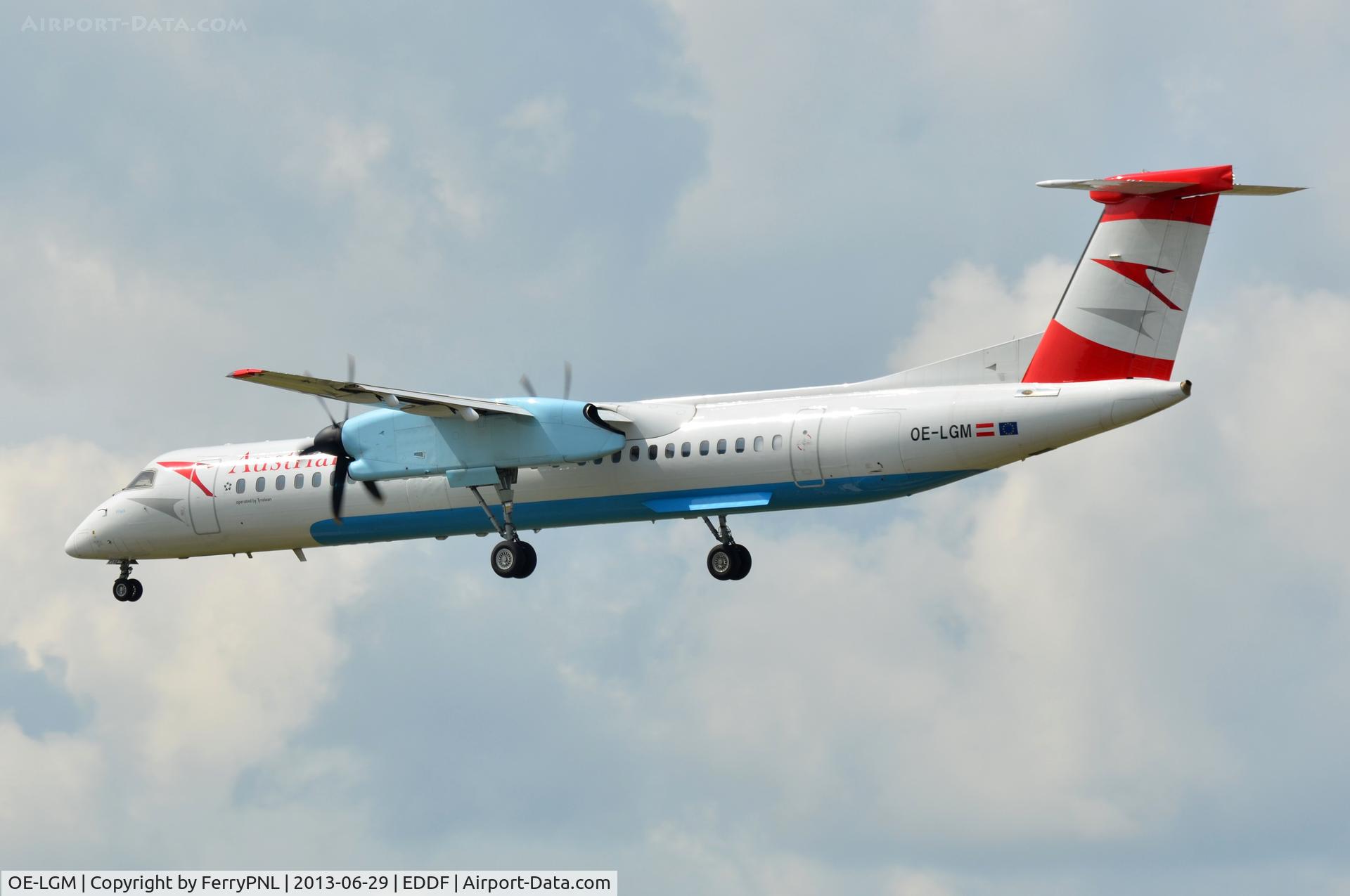 OE-LGM, 2010 De Havilland Canada DHC-8-402Q Dash 8 C/N 4319, OSA DHC8