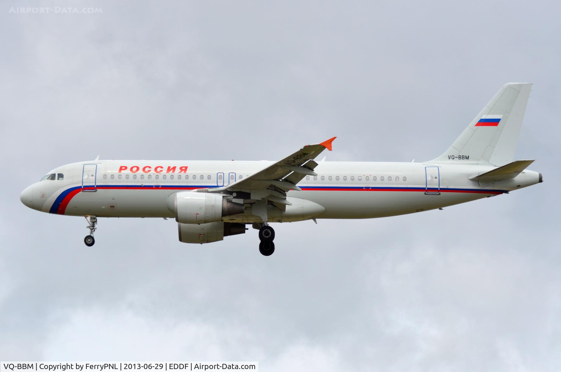 VQ-BBM, 2001 Airbus A320-214 C/N 1578, Rossiya A320
