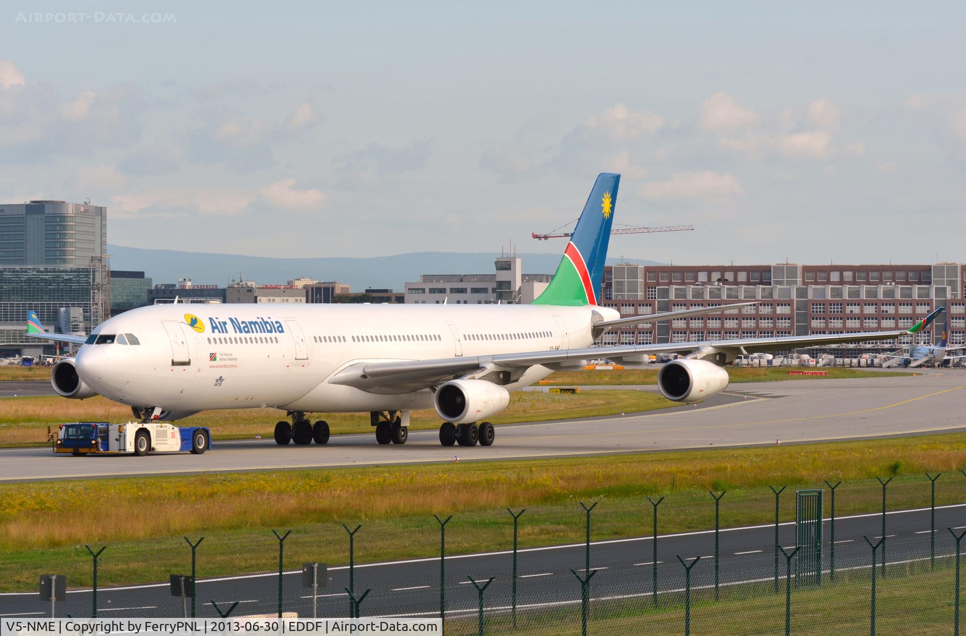 V5-NME, 1994 Airbus A340-311 C/N 051, Air Namibia A343 soon to be replaced by new A330.