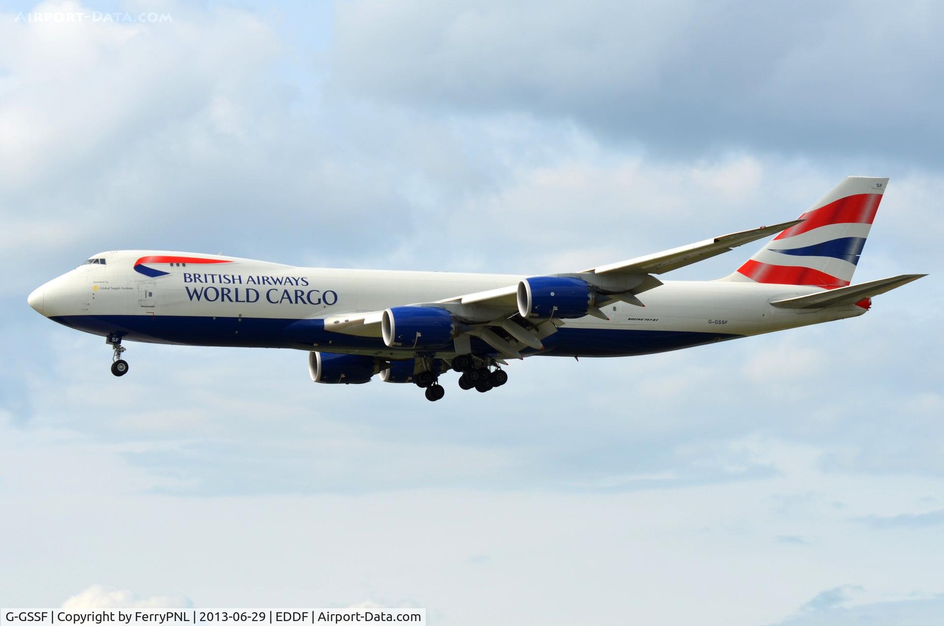 G-GSSF, 2011 Boeing 747-87UF C/N 37569, BA Cargo B748F