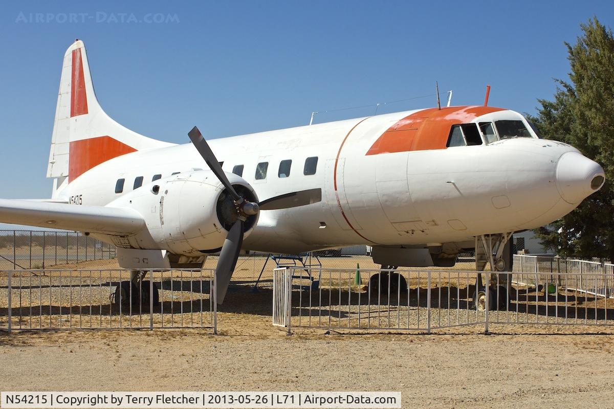 N54215, 1952 Convair HC-131A (C-131A) Samaritan C/N 53-4, Parked at California City Municipal