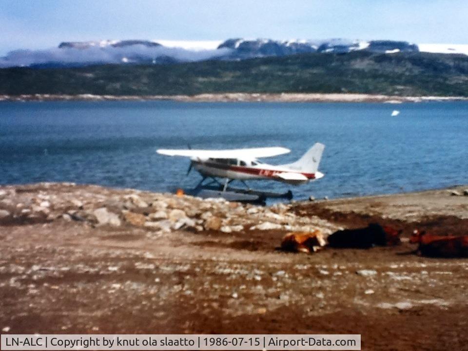 LN-ALC, 1977 Cessna U206G Stationair C/N U206-03657, Sysendammen july, 1986