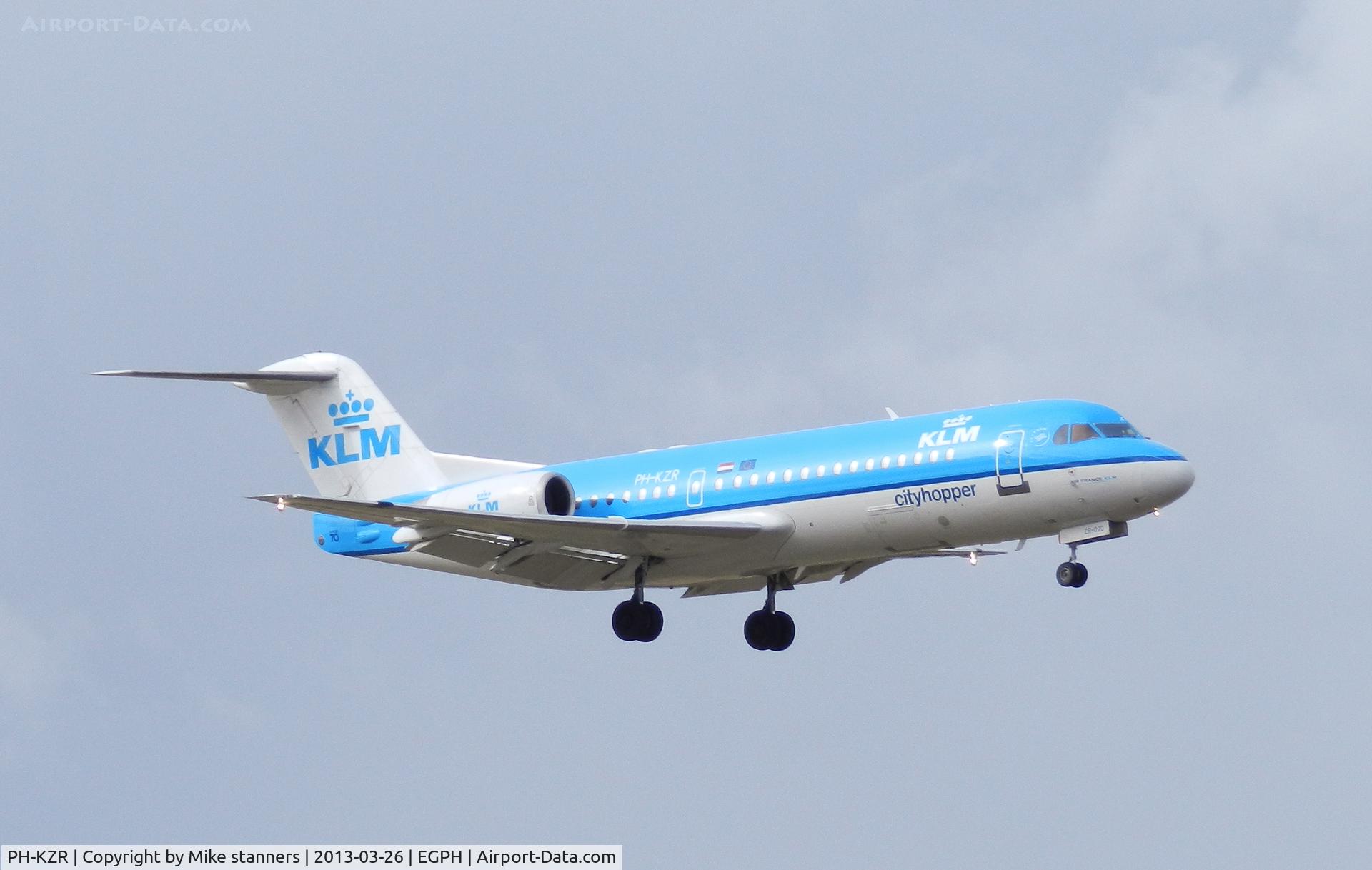 PH-KZR, 1995 Fokker 70 (F-28-0070) C/N 11551, 