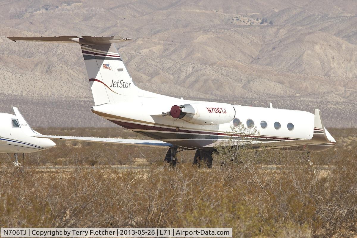 N706TJ, 1977 Grumman G-1159 Gulfstream II-TT C/N 212, Parked at California City Municipal