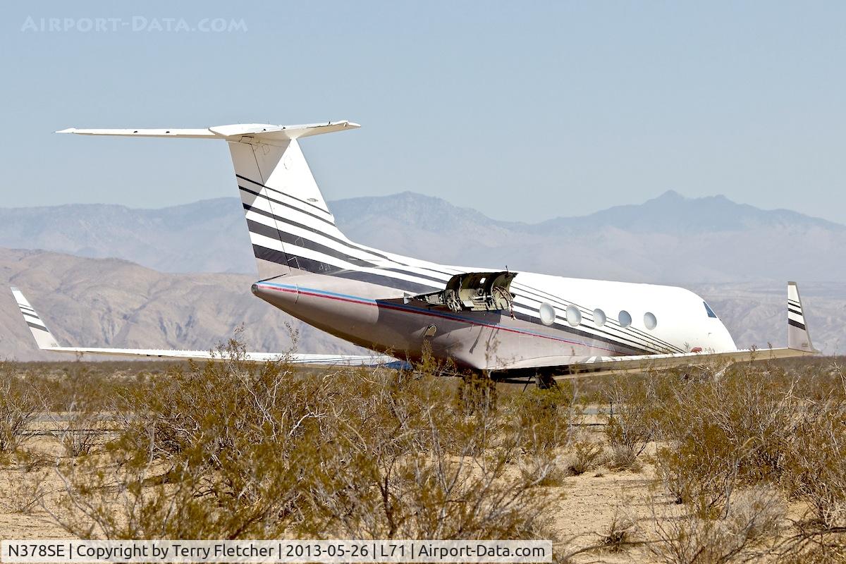 N378SE, 1982 Gulfstream American G-1159A Gulfstream III C/N 378, Parked at California City Municipal
