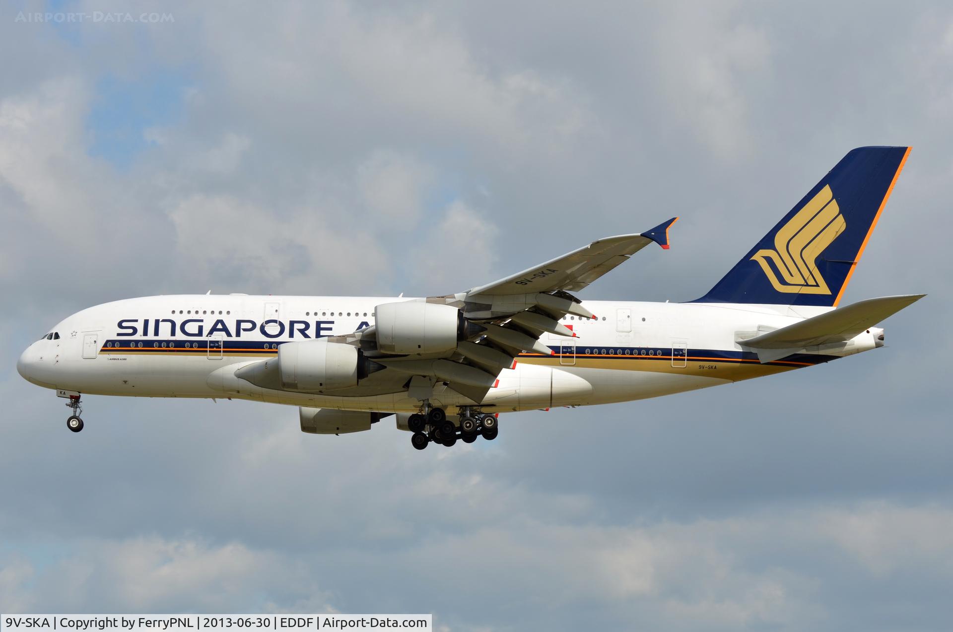 9V-SKA, 2007 Airbus A380-841 C/N 003, Singapore A388 returning from NYC