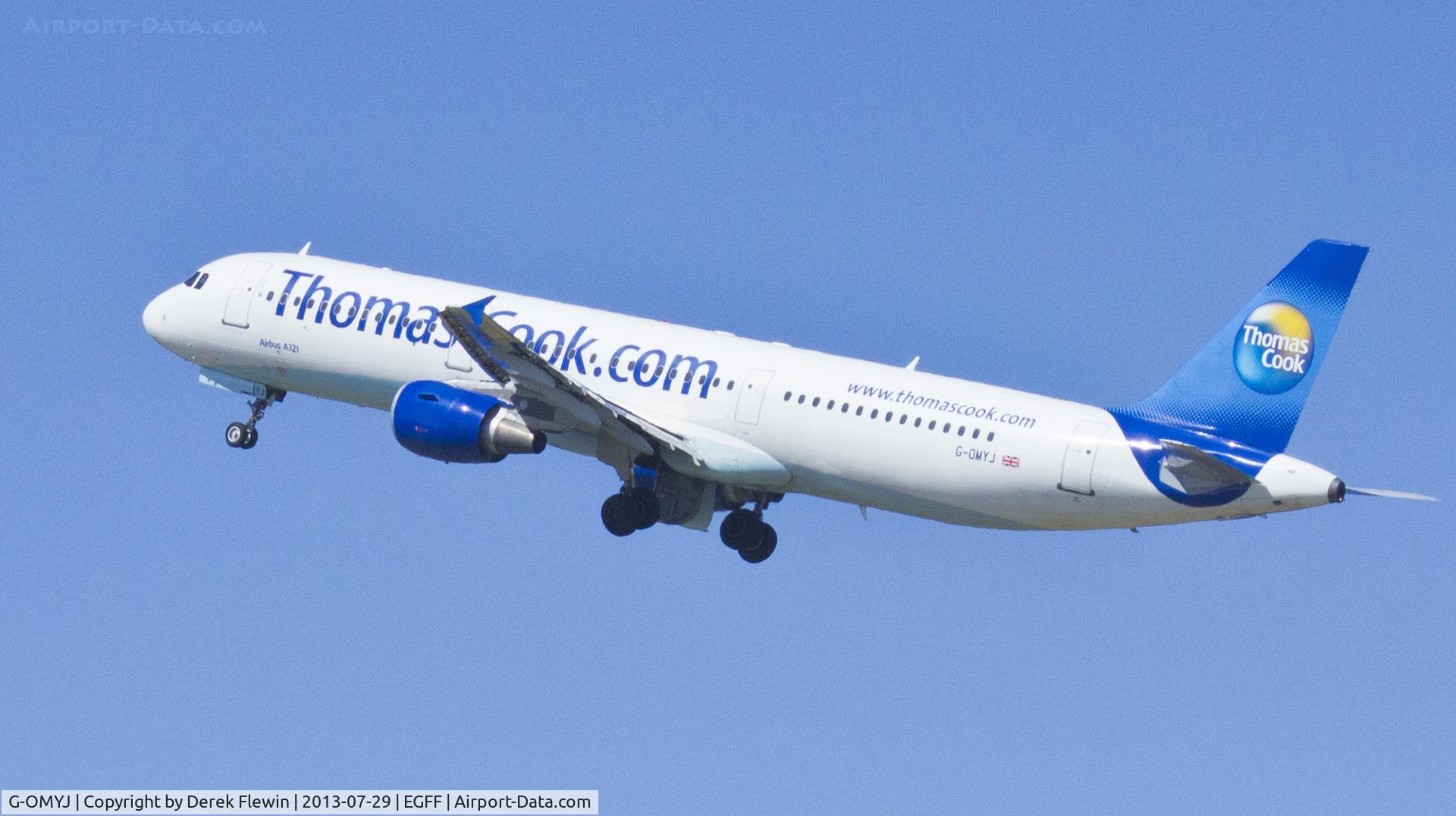 G-OMYJ, 1997 Airbus A321-211 C/N 677, Departing Airbus A321-211 runway 30, Kestrel 7924 en route to Dalaman.